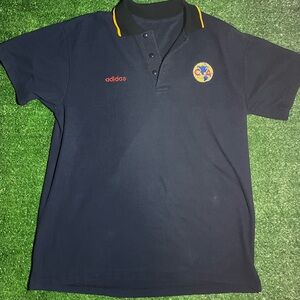 Vintage Club America Polo Shirt - Adidas Size XL